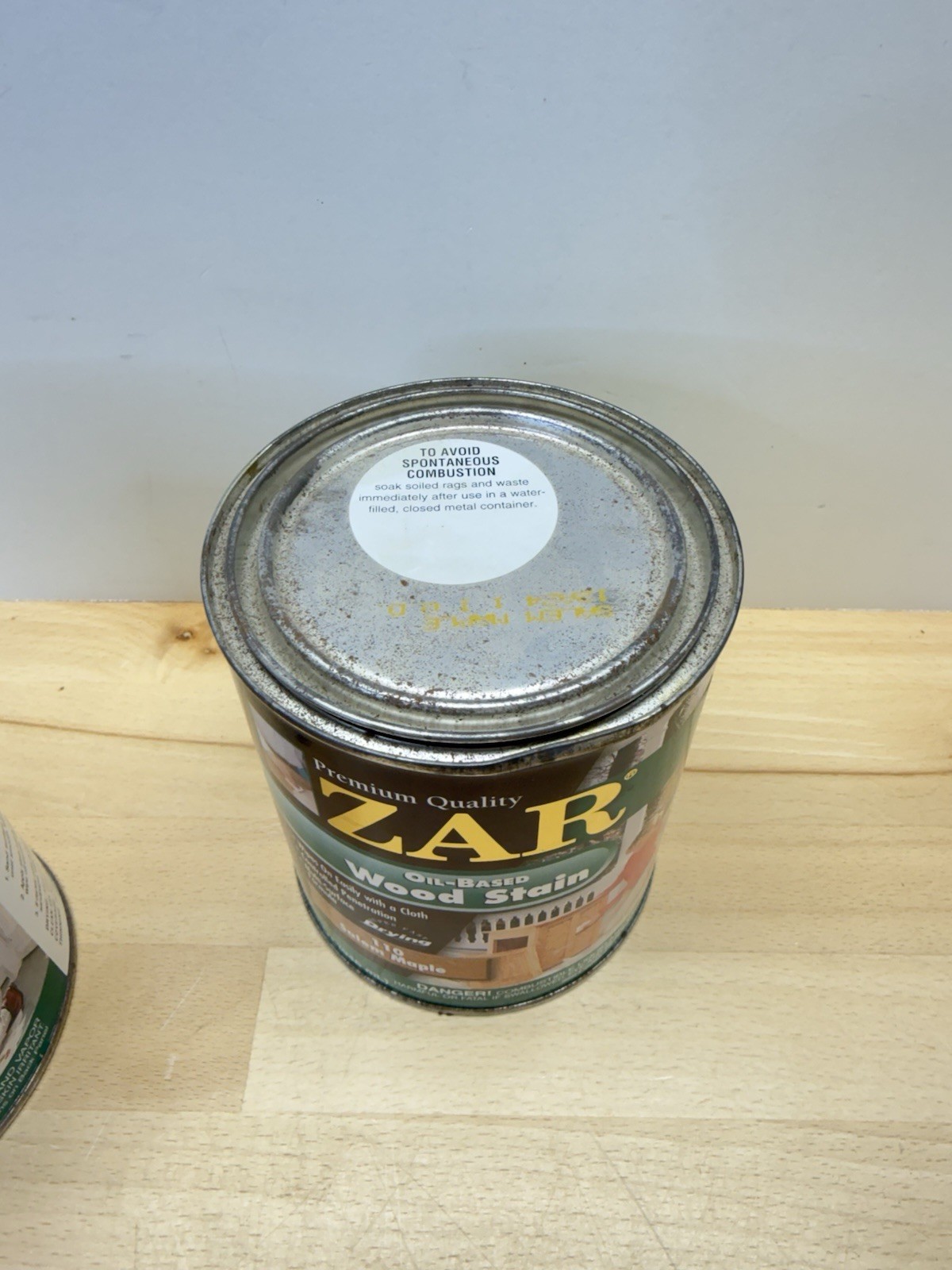 ZAR 110 SALEM MAPLE (1) quart Oil Based Interior Wood 32 oz Floors Masonite NEW gallery