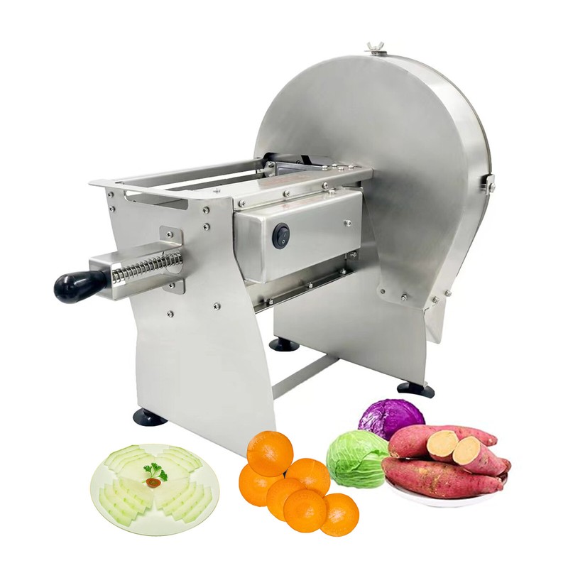 Fruit Vegetable Slicing Machine Cabbage Shredder Silver Commercial Potato Slicer gallery