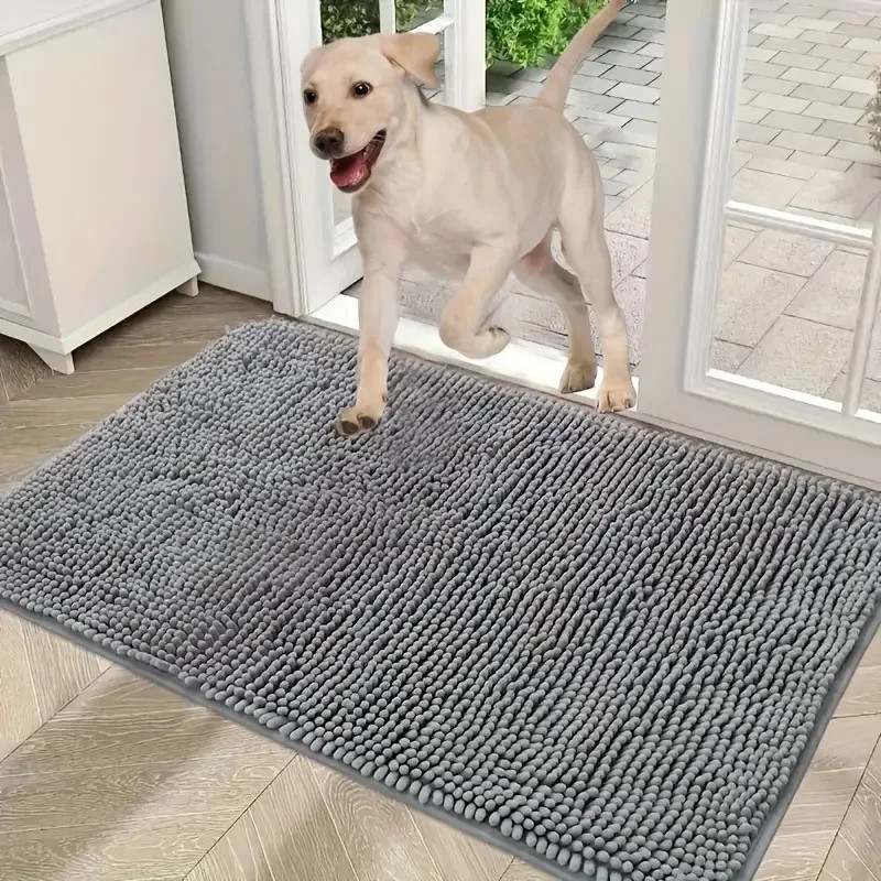 Absorbent Dog Door Mat For Muddy Paw Non-Slip Washable 30x50cm/60x90cm gallery