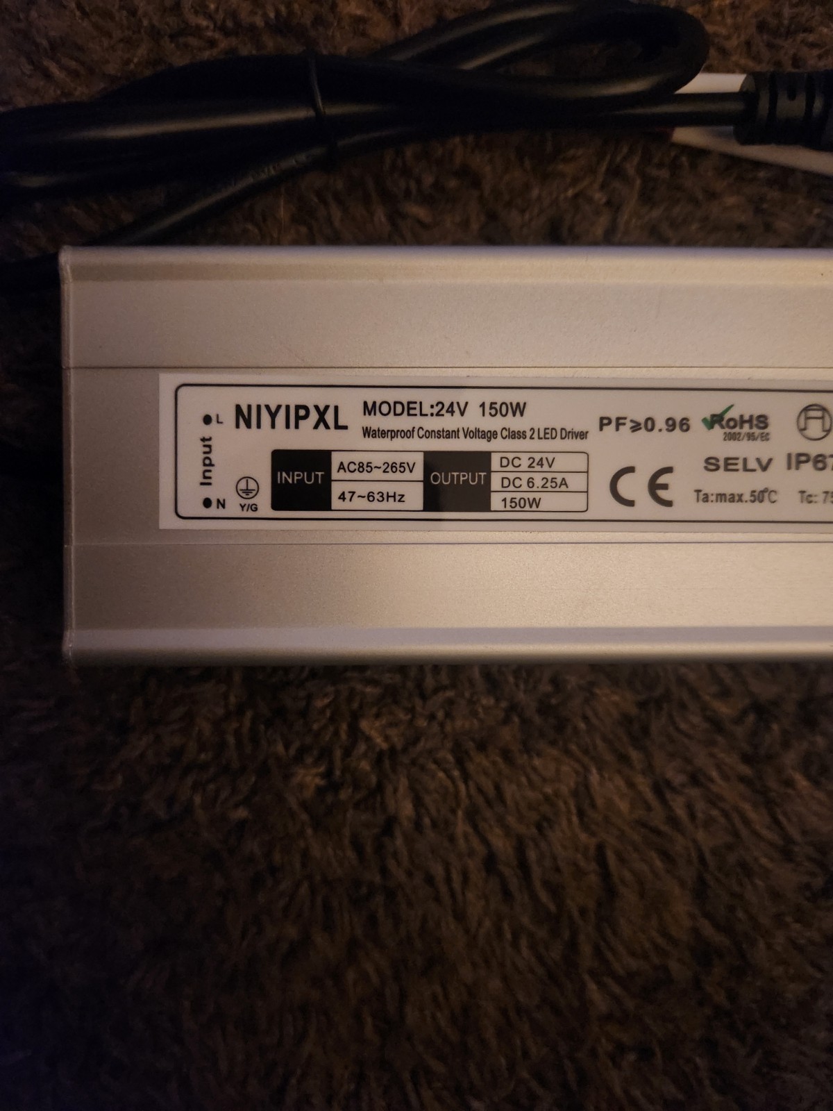 LED Driver 150 Watts Waterproof IP67 Power Supply Transformer Adapter 85V-265V gallery