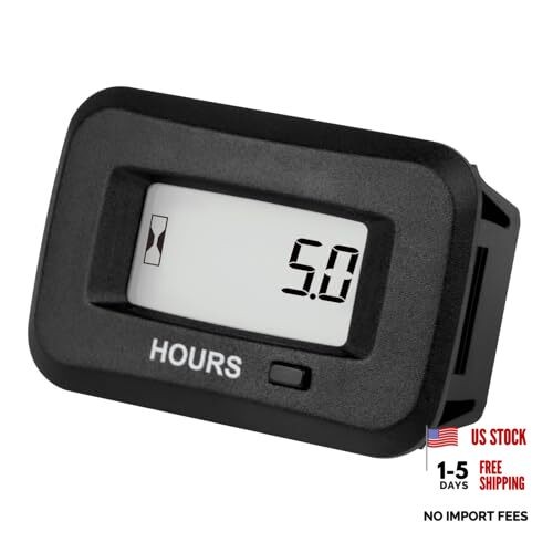 AC/DC 5-277V Digital Hour Meter - Initial Hours Settable - Dual HM038AD-C1 gallery