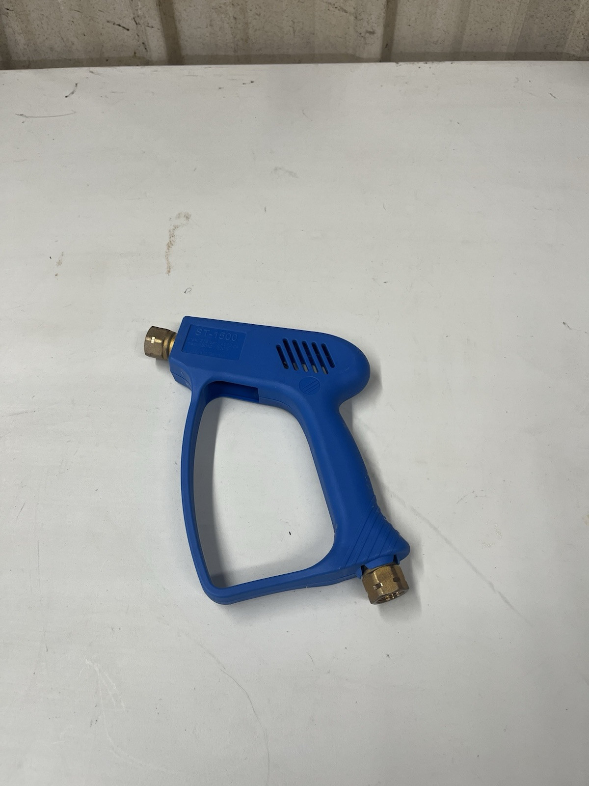 Pressure Washer Open Trigger Spray Gun Blue ST1500 4000 PSI 3/8 Inlet 1/4 Outlet gallery