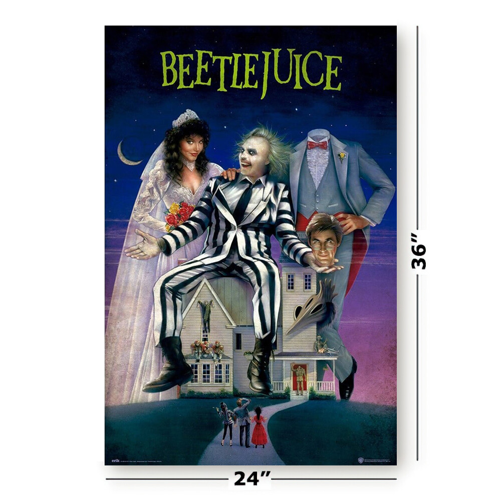 Beetlejuice - Movie Poster / Print (Regular Style) (Size: 24" X 36") gallery