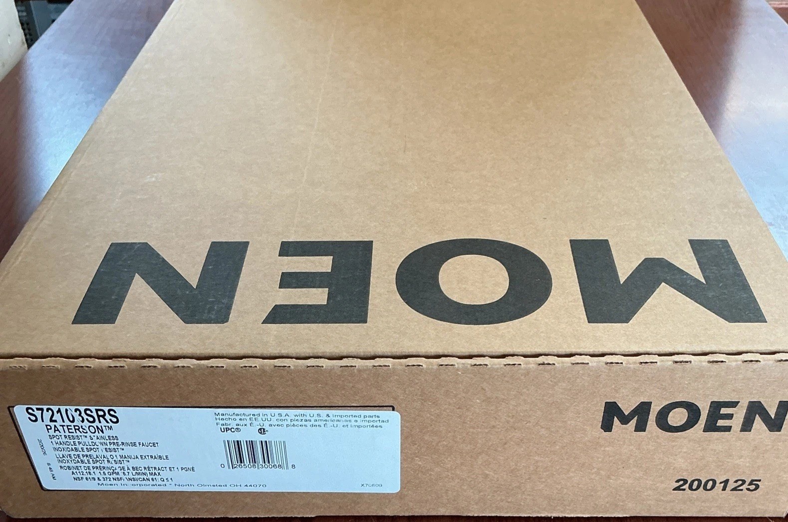 NEW Moen S72103SRS Paterson Spring Pulldown Kitchen Faucet Stainless B22 gallery