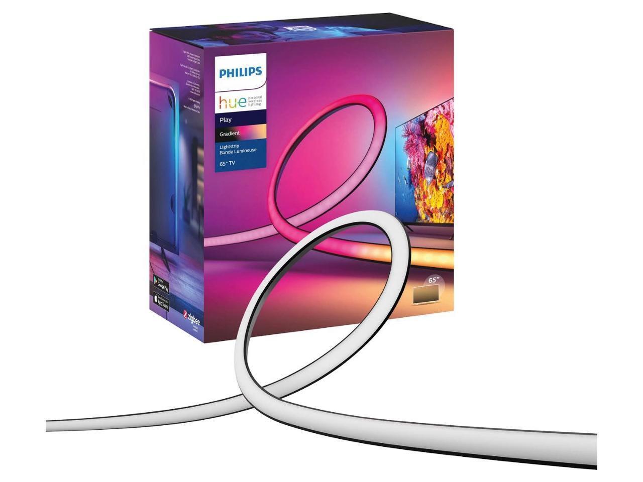 Philips Hue Play Gradient 65" TV LED Backlight Lightstrip, Flowing Multicolor gallery