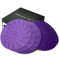 6″ Ceramic Multi-Hole Hook & Loop Discs