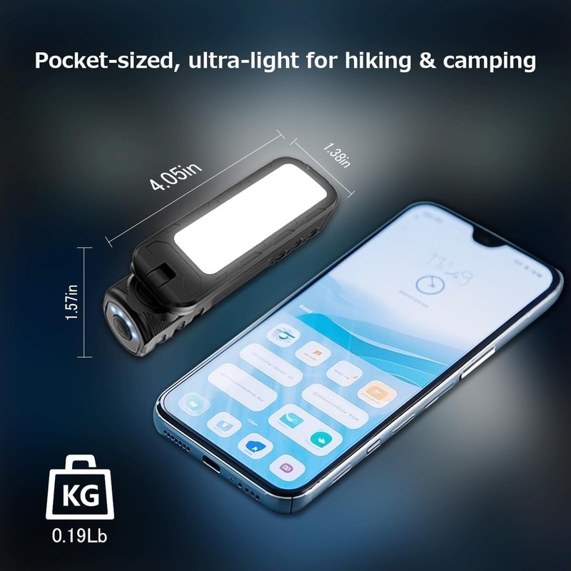 Rechargeable 5000LM Magnetic Work Light,180° Rotate Mechanic Work Light for C... gallery