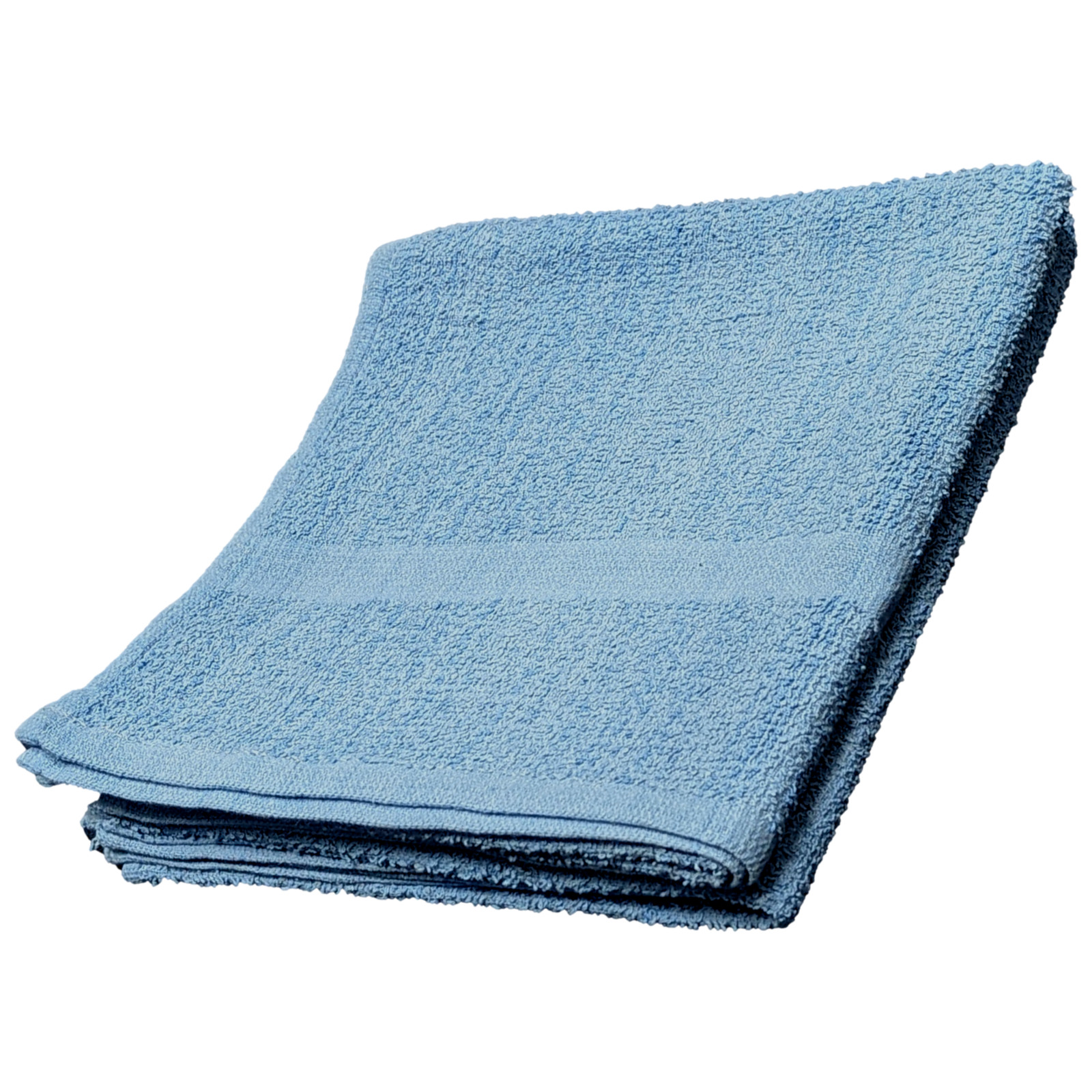 2 Pack Petite Beach Pool Spa Gym Towel | Thin Lightweight Light Blue 100% Cotton gallery