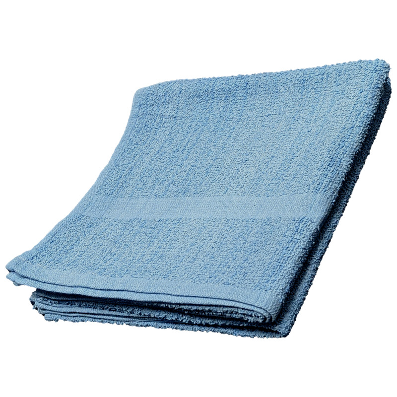 2 Pack Petite Beach Pool Spa Gym Towel | Thin Lightweight Light Blue 100% Cotton gallery