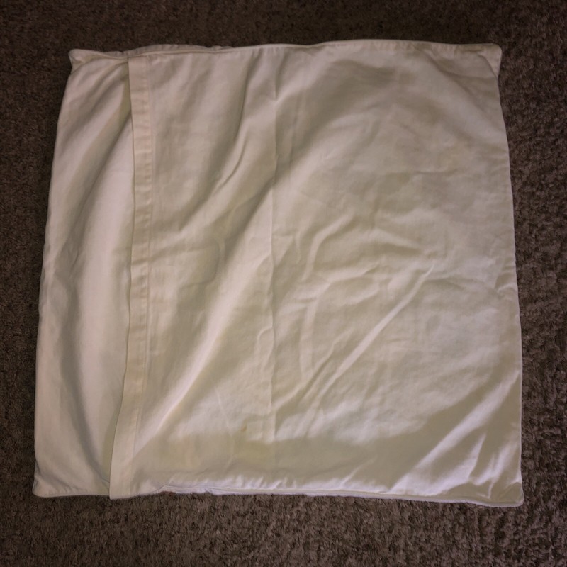 Pottery Barn Pillow Case Decorative Fall Winter Spring Embroidered Flower Square gallery