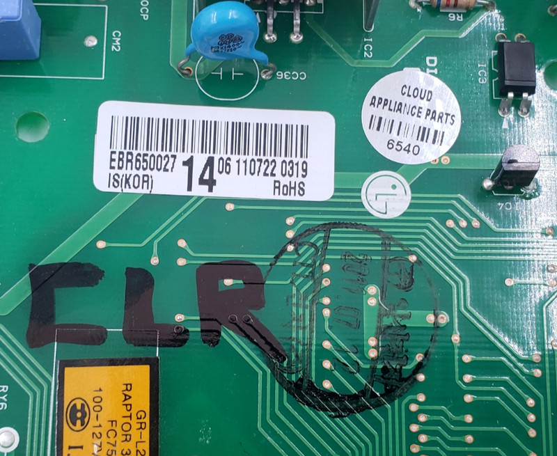 OEM LG Refrigerator Control Board EBR65002714 Same Day Ship & *60 Days Warranty* gallery