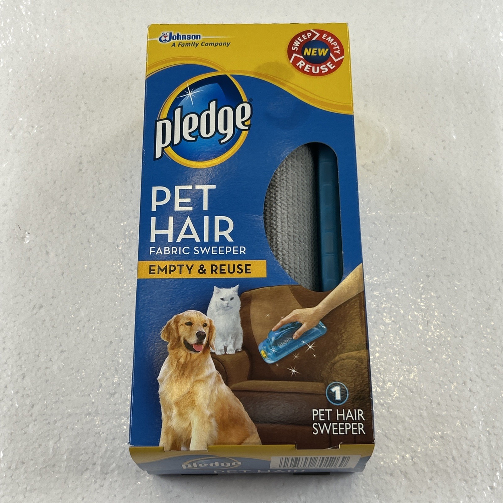 Pledge Fabric Sweeper For Pet Hair Multi-Use Disposable Sweeper Discontinued New gallery