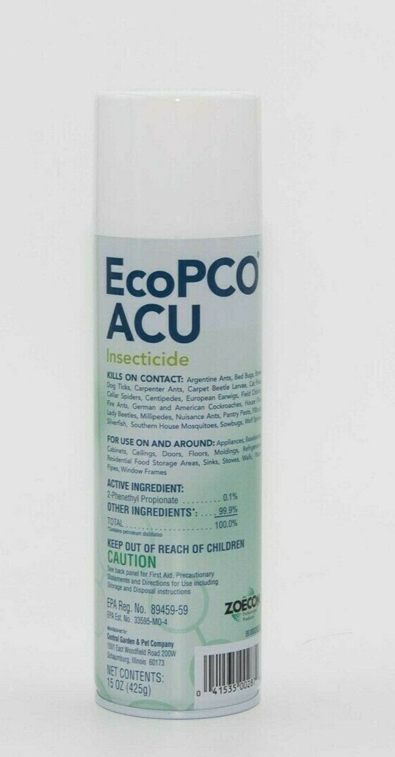 Eco PCO ACU Contact Insecticide Bed Bugs Ants Fleas Ticks 15oz by Zoecon gallery