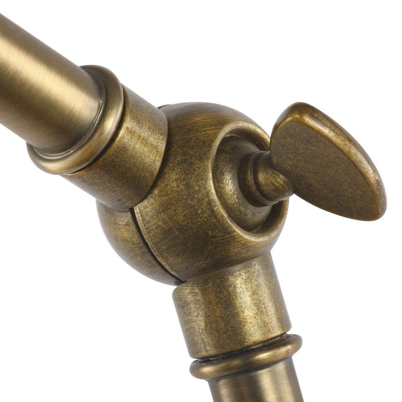 Progress Lighting Hinton Collection Vintage Brass Swing Arm Wall Light gallery