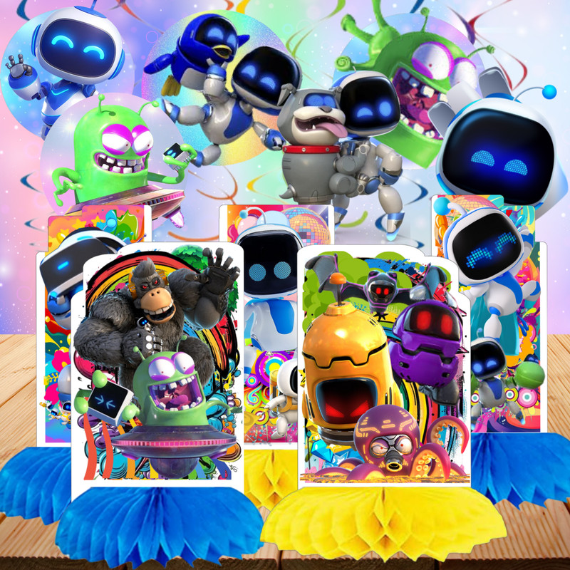 ASTROBOT CENTERPIECE TABLEWARE PARTY SUPPLIES BIRTHDAY DECORATION THEME gallery