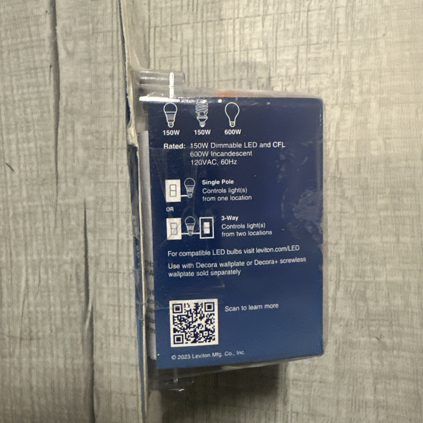 Leviton IPL06-10M IllumaTech SlideDimmer W/preset Button White/Ivory/LightAlmond gallery