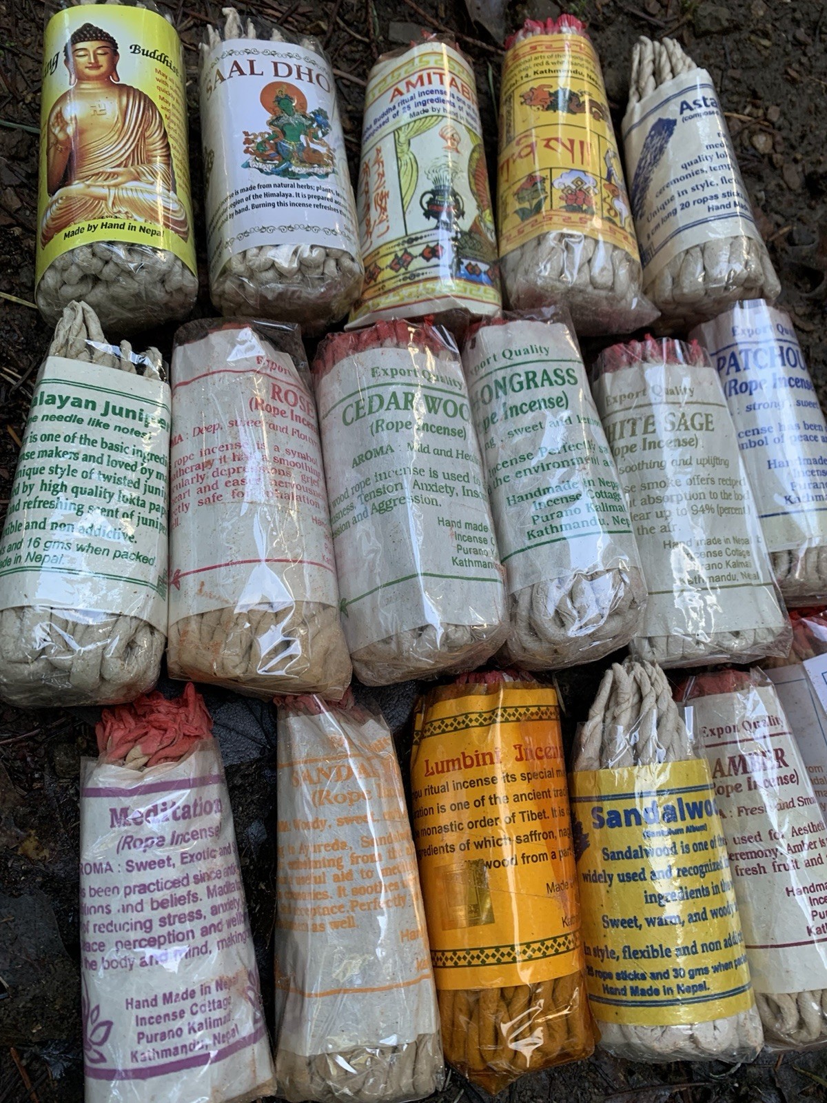 Himalayan Nepalese Rope Incense from Nepal, Handmade in Kathmandu gallery