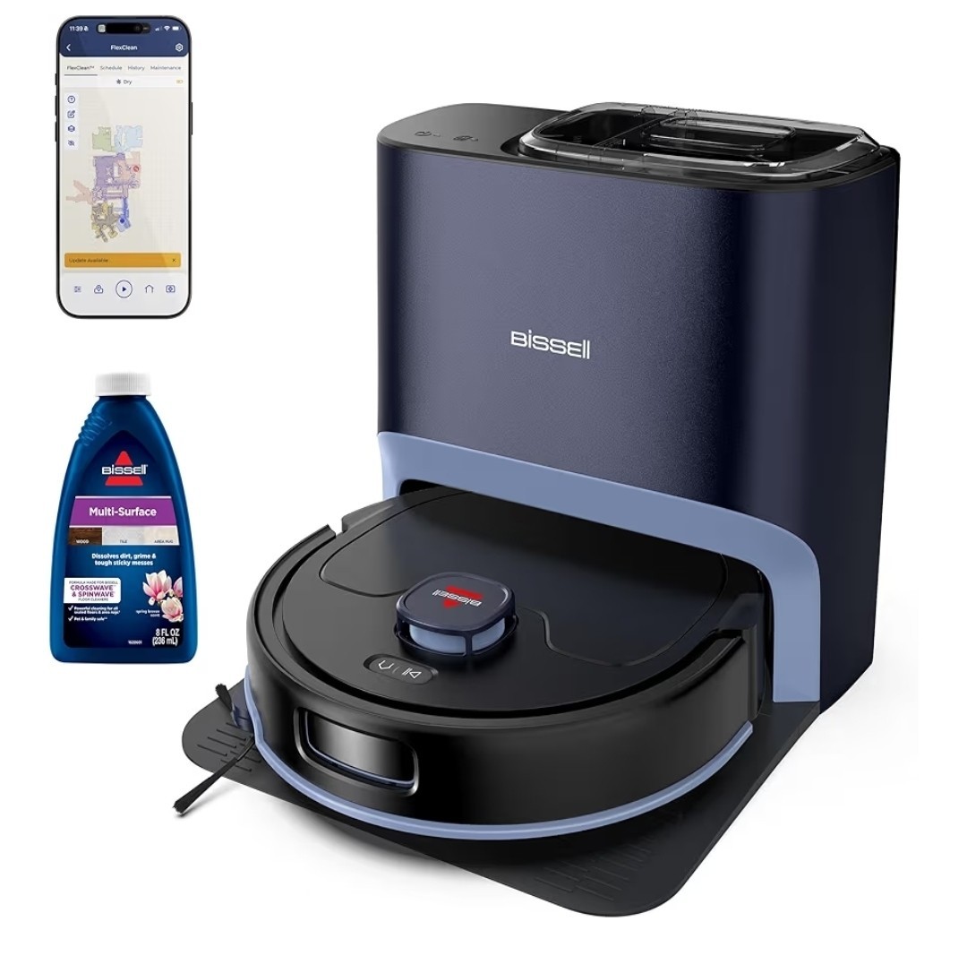 NIB Bissell FlexClean FurForce Robotic Vacuum & Mop LiDAR Robot Vac 180min $599 gallery