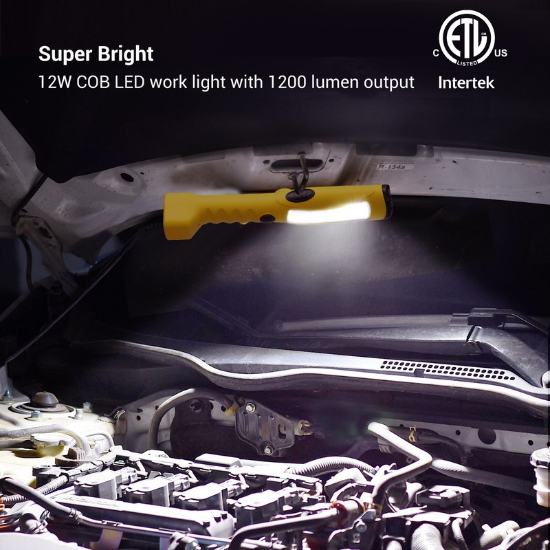 DEWENWILS LED Work Light, Underhood Work Light 15ft, 1200LM, Strong Magnet, gallery