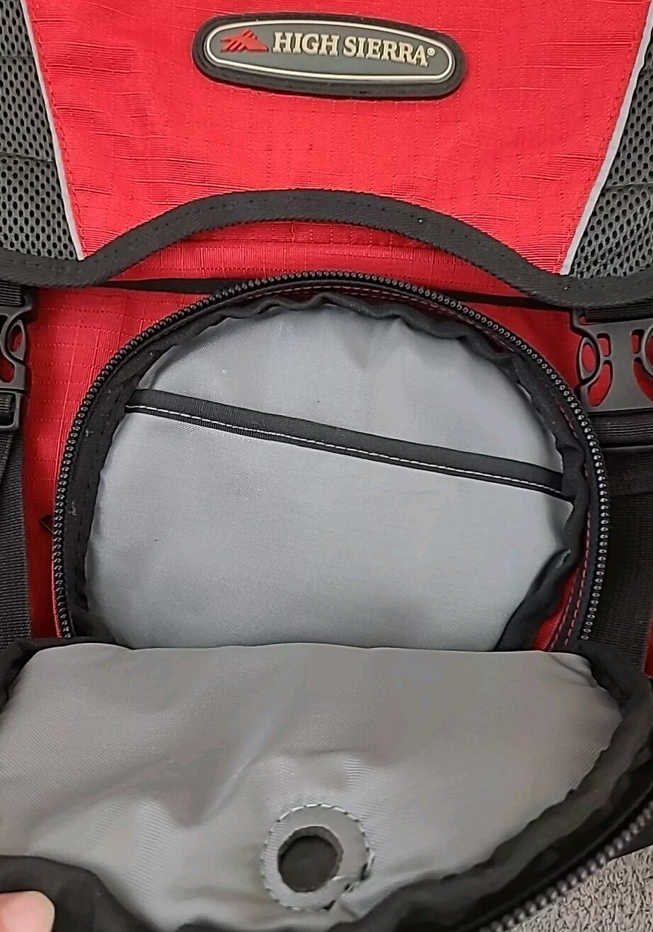 High Sierra Backpack Red 4
