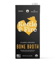 Kettle Fire Classic Chicken Bone Broth Shelf-Stable 32 oz