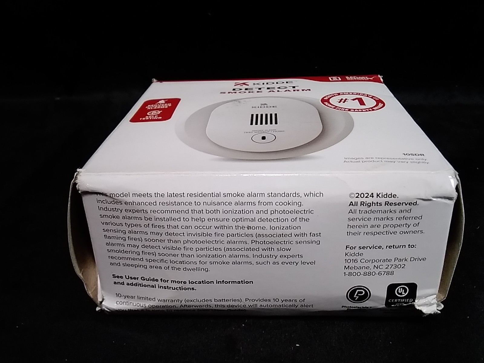 KIDDE DETECT SMOKE ALARM INTERCONNECTED /w PHOTOELECTRIC SENSOR - 10DSR - NEW gallery
