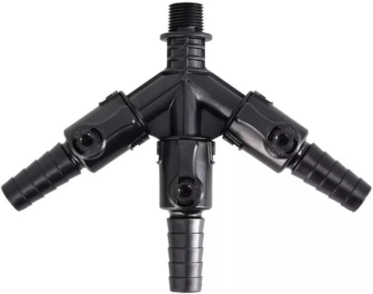 Aquascape Barbed 3-Way Valve | 1/2″ MPT x 3/4″ Barb 88025 gallery