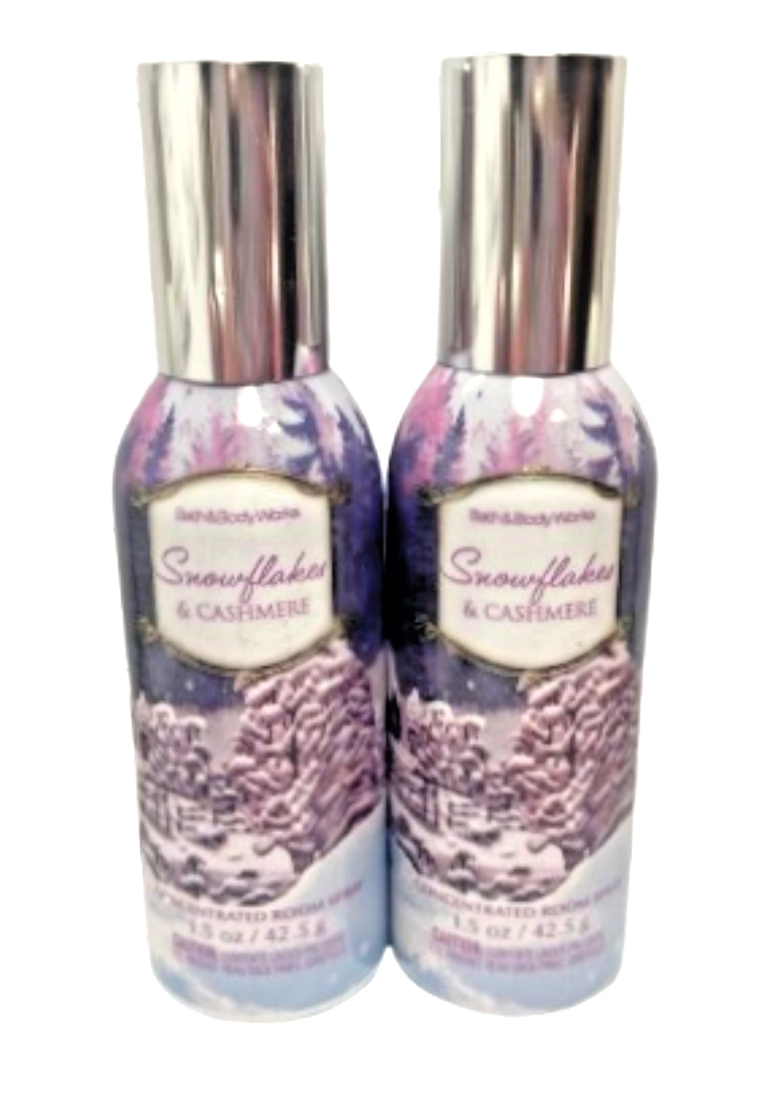 Bath & Body Works (2) SNOWFLAKES & CASHMERE Room Spray Sprays ~ FREE SHIP gallery
