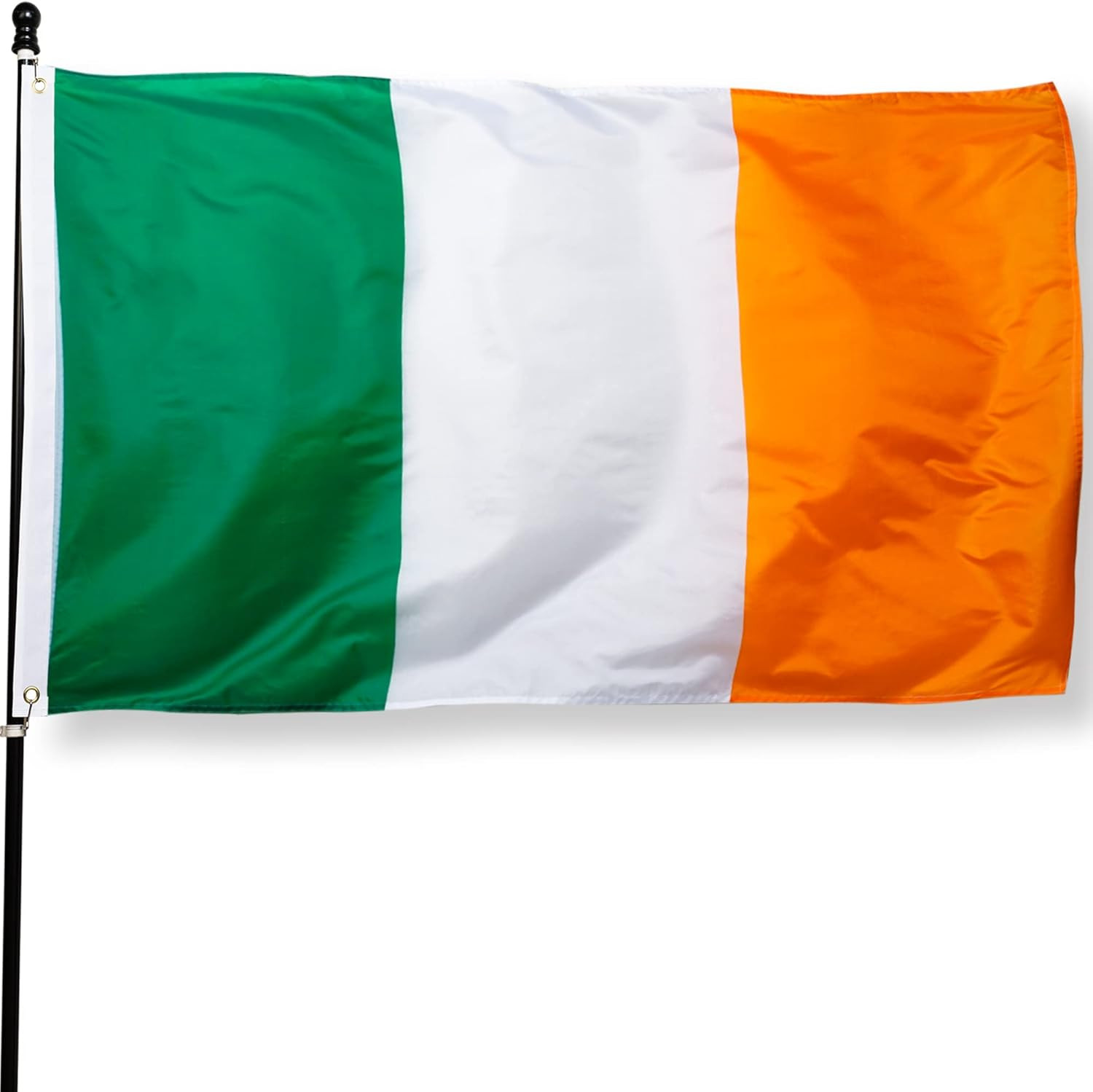 DANF Ireland Flag 3X5 Ft Thick Polyester, Fade Resistant, Brass Grommets, Canvas gallery
