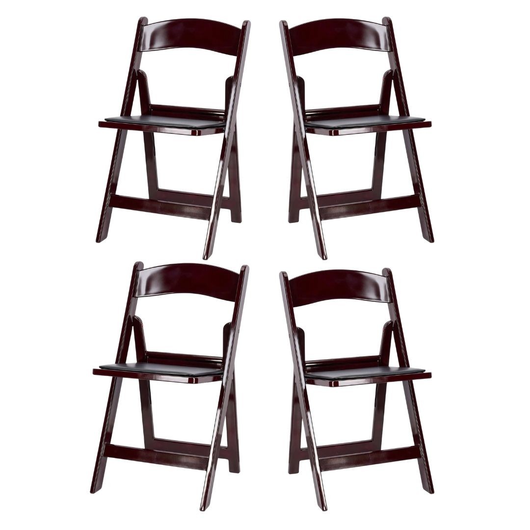 Black SuperResin Folding Chair - 100 Pack - Super Duty - 3 Year Warranty - by gallery