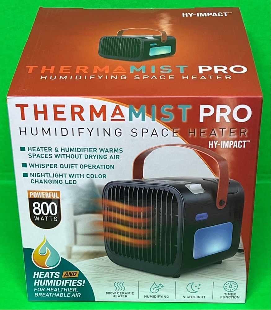 Intertek HY-IMPACT 800W Ceramic Humidifying Space Heater Model: 03439 - NEW