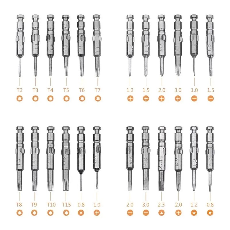 25 in1 Precision Screwdriver Set Plum Blade Toolkit Computer Repair Laptop Smart gallery