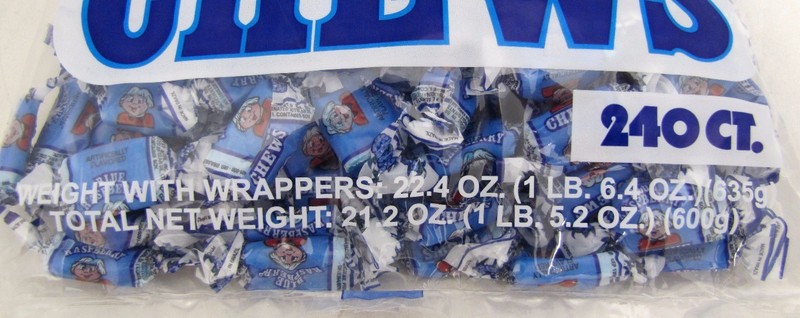 Albert's Blue Raspberry Chews 240 Count Classic Candy Bulk Candies Taffy Chewy gallery