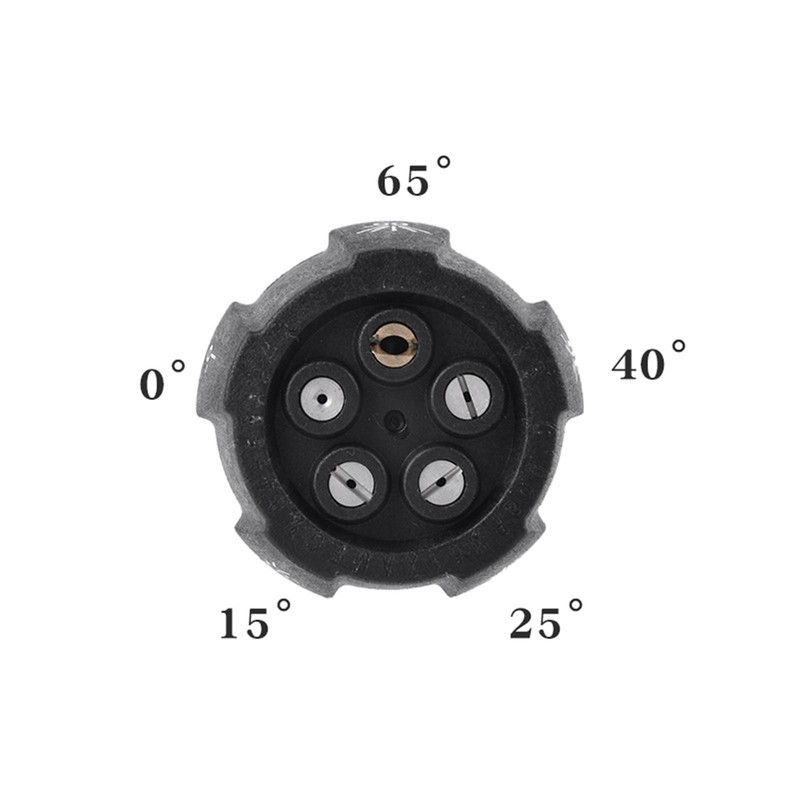 5 in 1 Adjustable Angles Rotating Water Nozzles Tip 1/4'' Quick Connect Pressure gallery