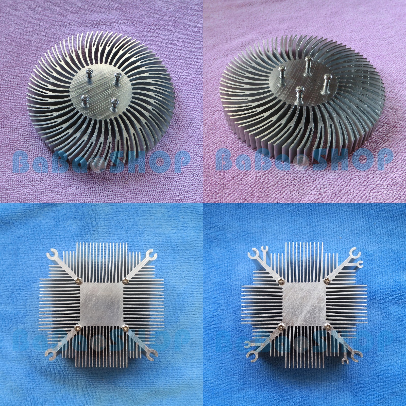 1~50pcs Square Round Aluminium Heat Sink 10W 20W 30W 50W LED Lamp Light Bulb COB gallery