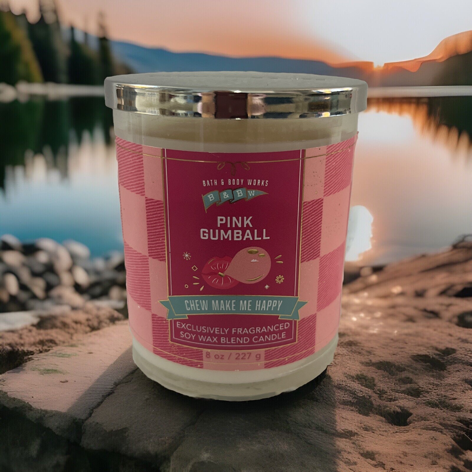 Pink Gumball Limited Edition 8 oz Bath & Body Works, 30 to 50 Burn Hrs gallery