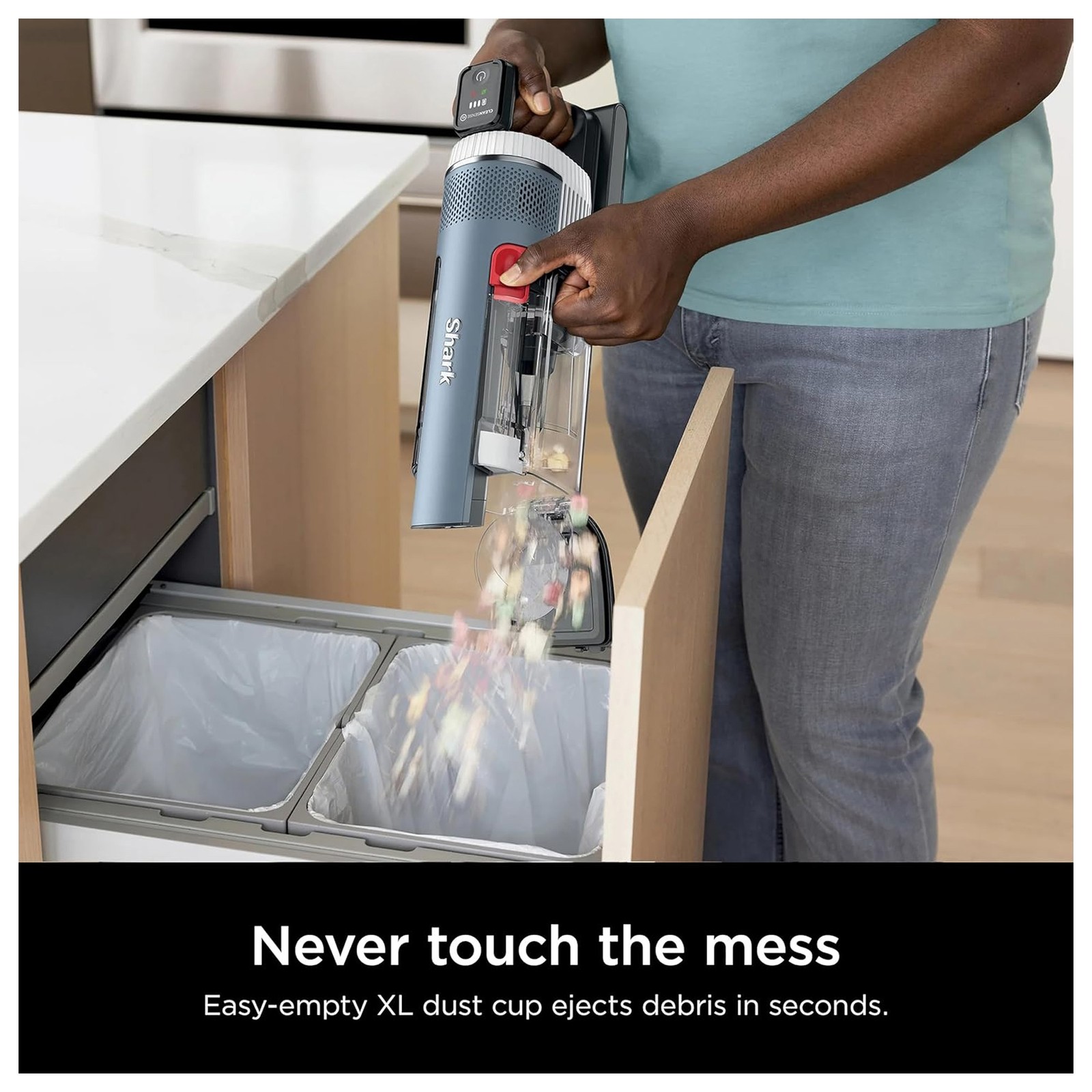 Shark Stratos Cordless Vacuum with DuoClean PowerFins (Used) gallery