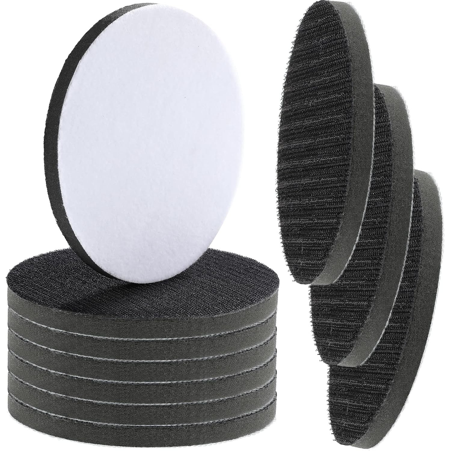 1 Pack 6 In Interface Pad Hook Loop Soft Foams Buffering Pad Buffer Backing Pad gallery