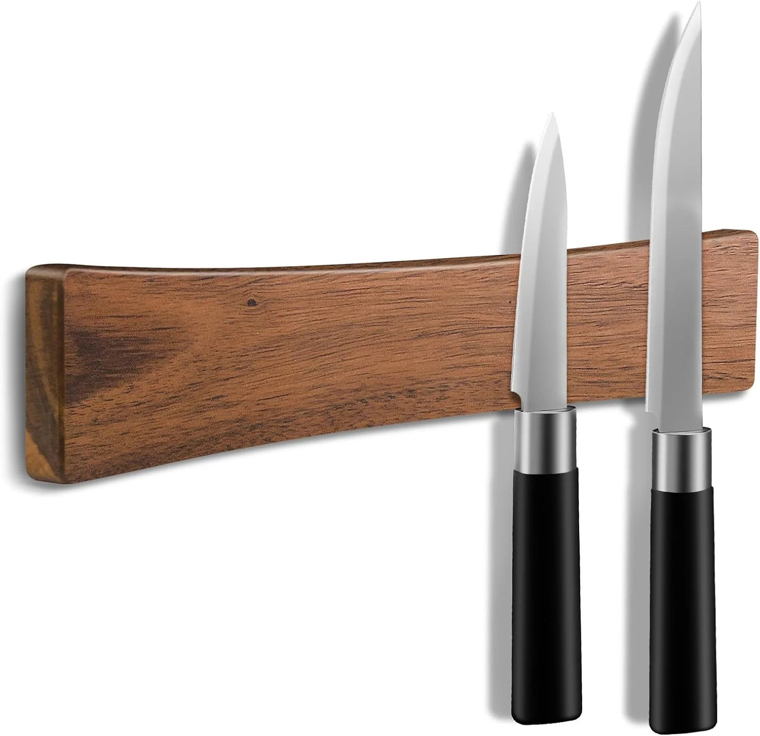 16 Inch Magnetic Knife Holder for Wall, Solid Acacia Wood Knife Magnetic Strip gallery