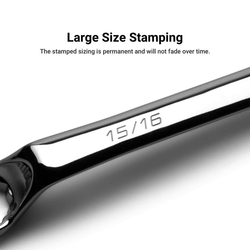 1/4 X 5/16 In. 75degree Deep Offset Double Box End Wrench gallery