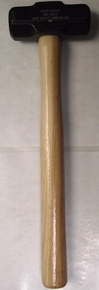 Armstrong 69-643 2-1/2-Pound Double Face Sledge Hammer Hickory Handle USA