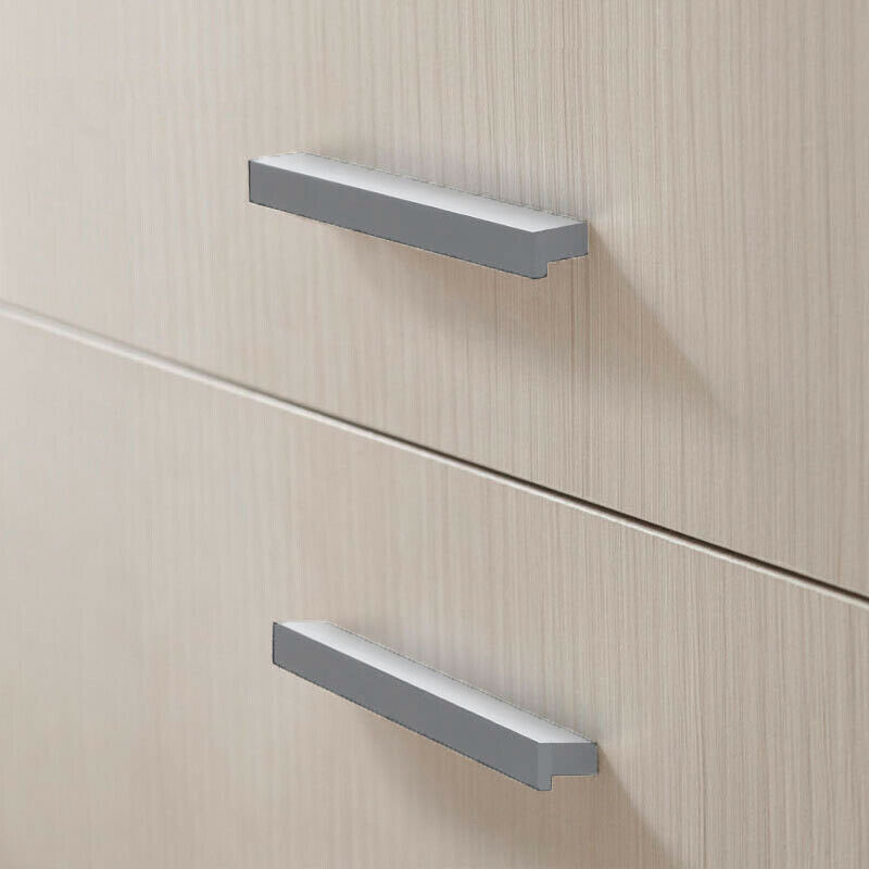 Matte Aluminum Silver Handles Pulls Kitchen/Bathroom Cabinet Hardware gallery