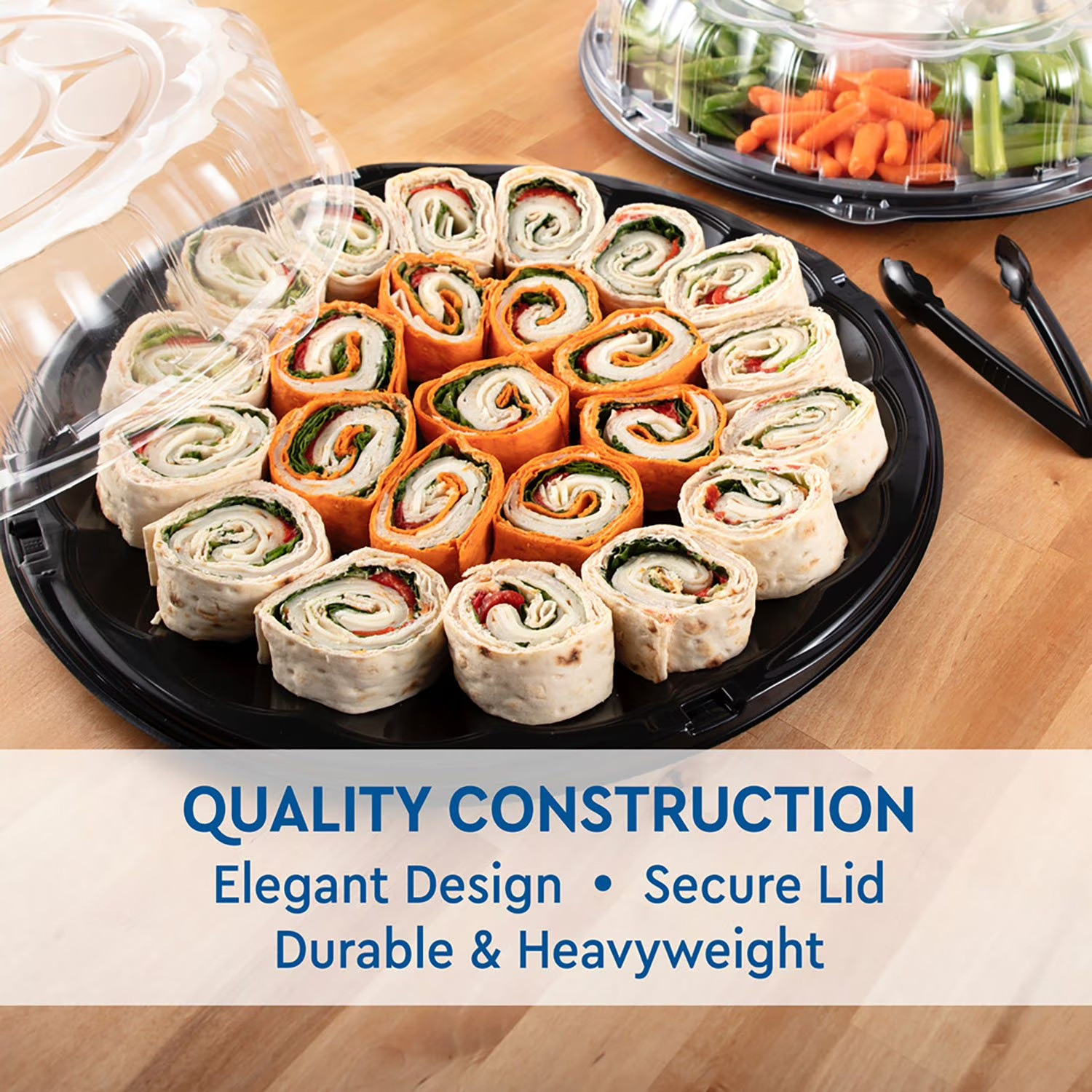 Member's Mark 16" Catering Tray with Covers (5 ct.) gallery
