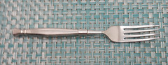 Oneida Act 1 Pattern Stainless Cube Dinner Fork Free Ship!