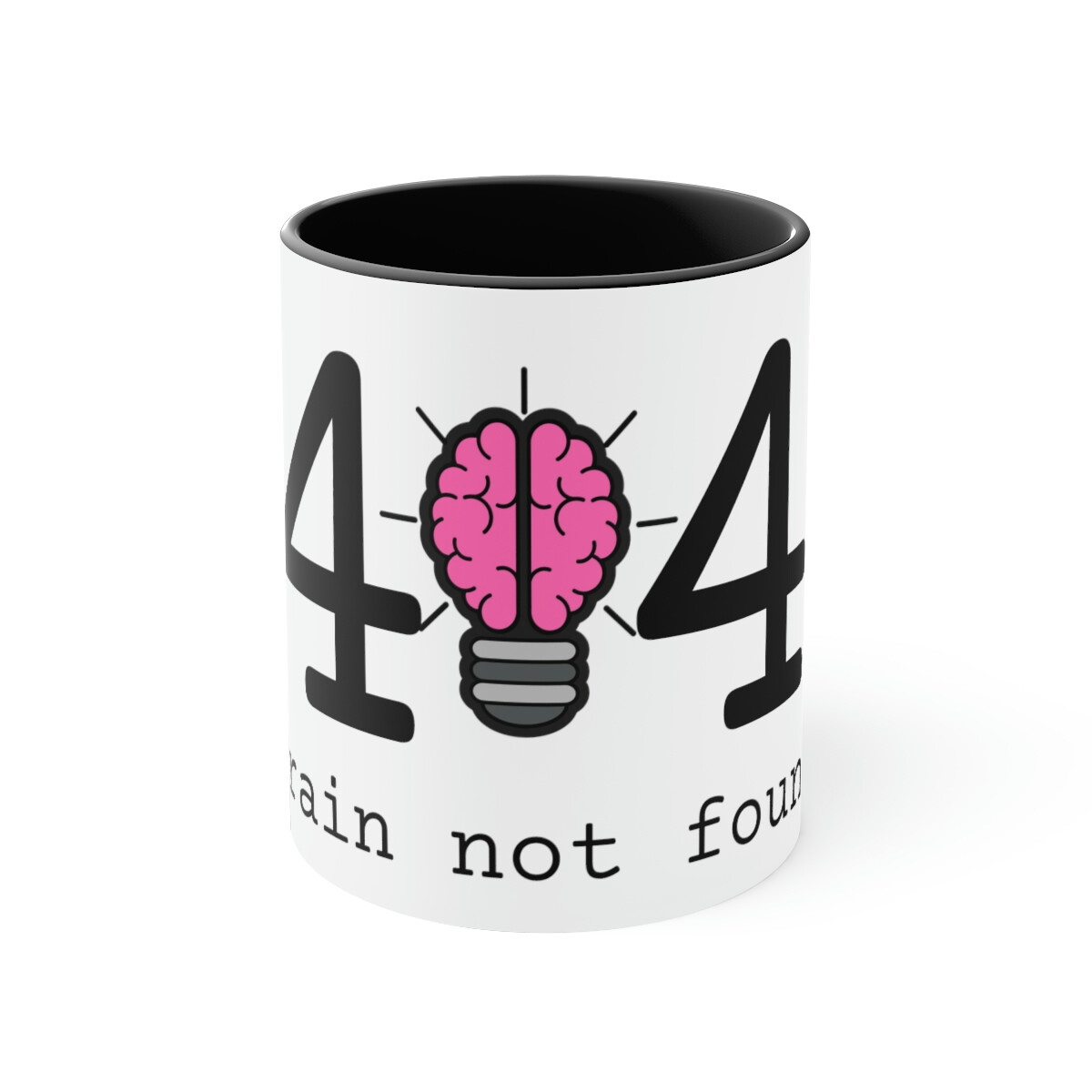 404 Brain Not Found Coffee Mug gallery