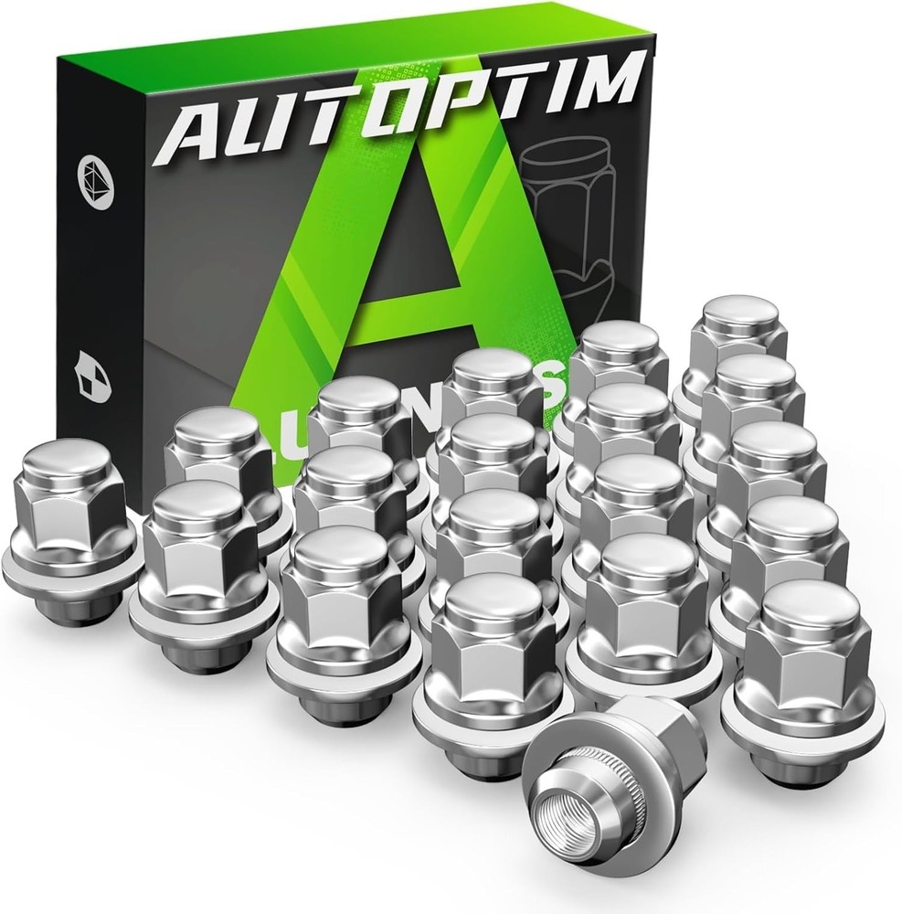 Lug Nuts - Replacement for 2002-2022/2024 Nissan M12x1.25 Chrome - 20 Pcs