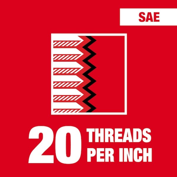Milwaukee Tool 49-57-5362 Hex Threading Die, 1/2"-20, Unf gallery