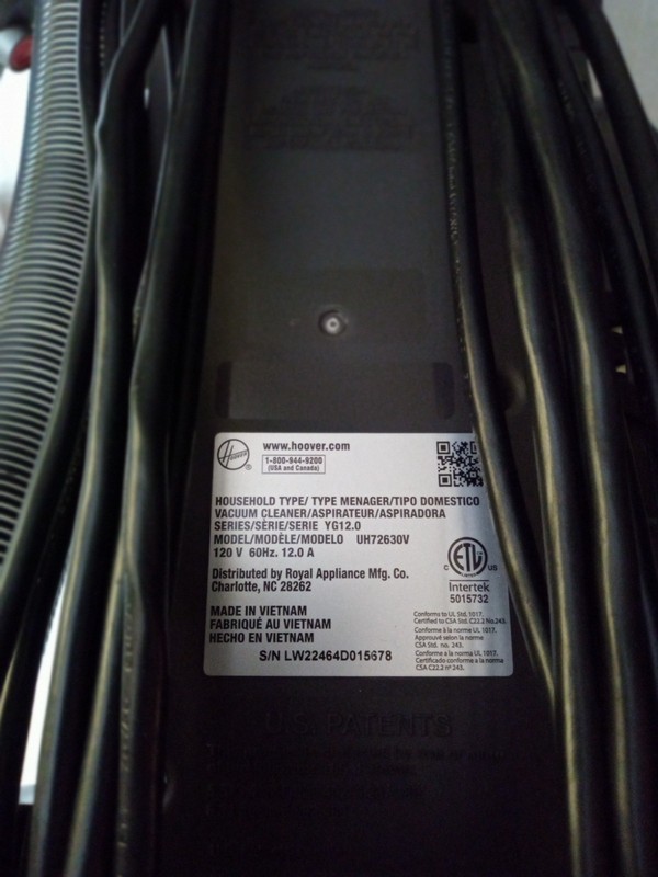 Hoover WindTunnel 3 High Performance Pet Bagless Upright Vacuum Cleaner #UH72630 gallery