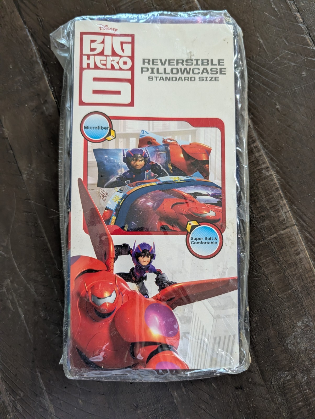 Disney Big Hero 6 Reversible Microfiber Standard Size Pillowcase Baymax Hiro gallery