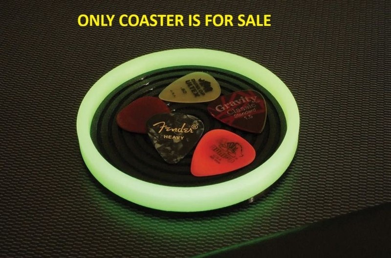 TEC Accessories Embrite LumaRing Coaster With Green Glow Indoor/Outdoor USA MADE gallery